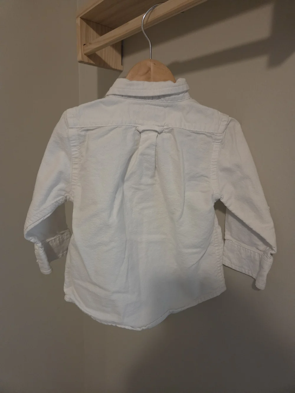 Place White Button-Down Shirt for Baby Boy 6-9